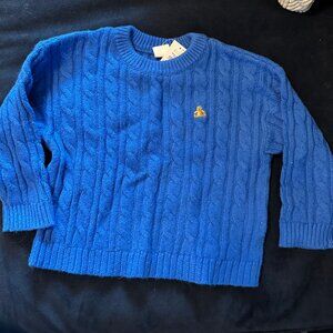 NEW w/ Tags. Gap Toddler CashSoft Crewneck Sweater - 2 YRS | radiant blue